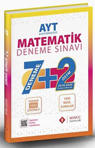 Sonuç Yayınları AYT Matematik 7+2 Deneme Sınavı