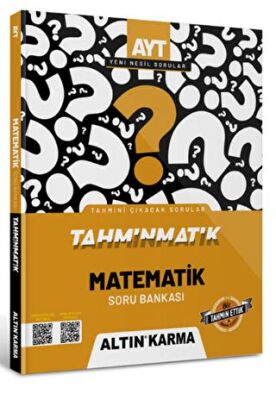 Altınkarma Tahminmatik AYT Matematik Soru Bankası - 1