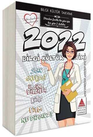 2022 Bilgi Kültür Takvimi - Delta Kültür Yayınevi