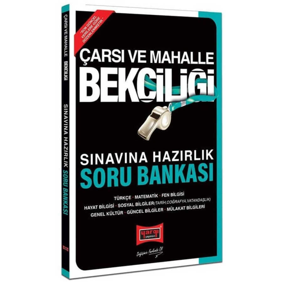 Çarşı ve Mahalle Bekçiliği Sınavına Hazırlık Soru Bankası - Yargı Yayınevi