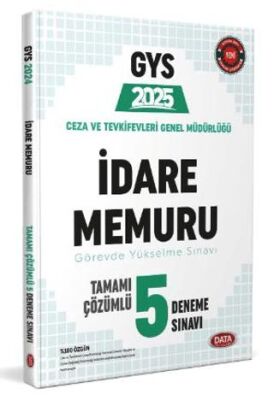 2025 Ceza ve Tevkifevleri İdare Memuru GYS Tamamı Çözümlü 5 Deneme Sınavı - 1