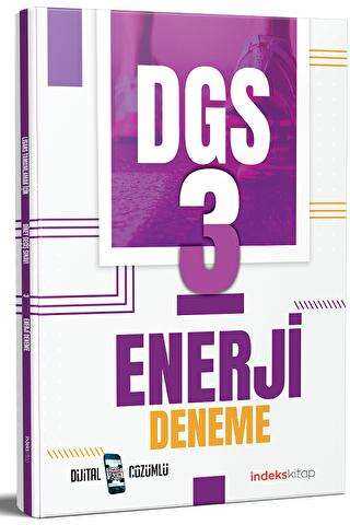 İndeks Akademi Yayıncılık DGS Enerji 3 Deneme Dijital Çözümlü