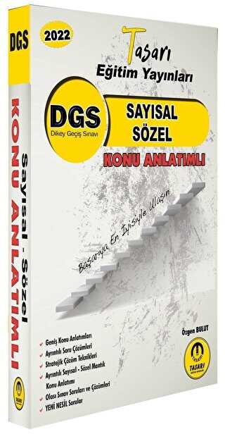 2022 DGS Sayısal Sözel Konu Anlatımlı - Tasarı Eğitim Yayınları