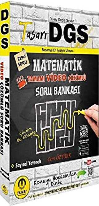 DGS Matematik Sayısal Yetenek Çözümlü Soru Bankası - Tasarı Eğitim Yayınları