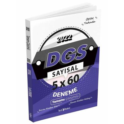 2022 DGS Sayısal 5x60 Deneme Tamamı Çözümlü - 1