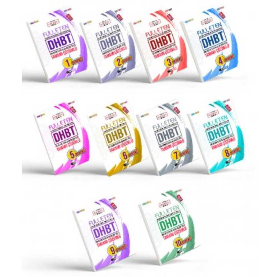 2022 DHBT Fulleten Deneme Seti Tamamı Çözümlü 10 Kitap - Yedi Beyza Yayınları