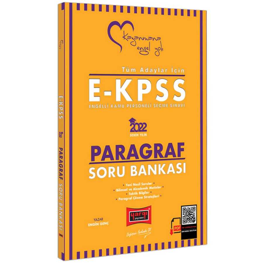 Yargı Yayınları 2022 E-KPSS Paragraf Soru Bankası