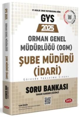 Orman Genel Müdürlüğü Müdürü İdari GYS Soru Bankası - Karekod Çözümlü - 1