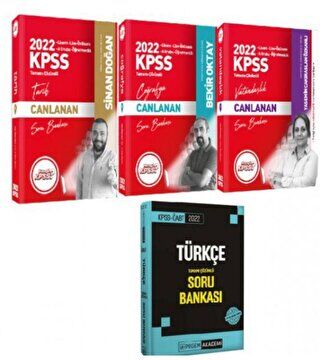 2022 Hangi KPSS Genel Kültür Soru Bankası + Pegem ÖABT Türkçe Soru Bankası 4`lü Set - 1