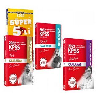 2022 Hangi KPSS Genel Kültür Soru Bankası + Yediiklim GY GK Çözümlü Süper 5`lli Deneme - 1