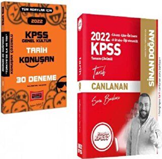 2022 Hangi KPSS Tarih Soru Bankası + Yargı KPSS Konuşan Tarih 30 Deneme Set - 1
