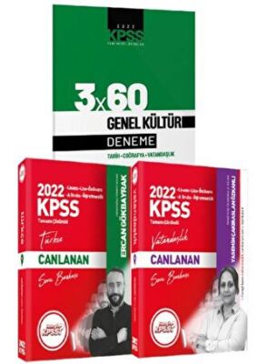 Hangi KPSS Yayınları 2022 Hangi KPSS Türkçe Vatandaşlık Soru Bankası - Marka Genel Kültür 3 x 60 Deneme KPSS Seti 9 - 1