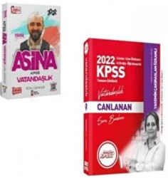 2022 Hangi KPSS Vatandaşlık Soru Bankası + İsem KPSS Aşina Vatandaşlık Soru Bankası Seti - Hangi KPSS Yayınları