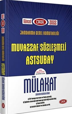 2022 Jandarma Genel Komutanlığı Muvazzaf-Sözleşmeli Astsubay Mülakat Sınavına Hazırlık Kitabı - 1