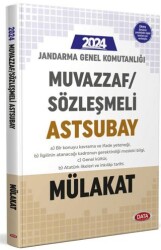 Jandarma Genel Komutanlığı Muvazzaf-Sözleşmeli Astsubay Mülakat Sınavına Hazırlık Kitabı - Data Yayınları