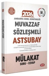 Jandarma Genel Komutanlığı Muvazzaf-Sözleşmeli Astsubay Mülakat Sınavı Mülakat Soru - Cevap - Data Yayınları