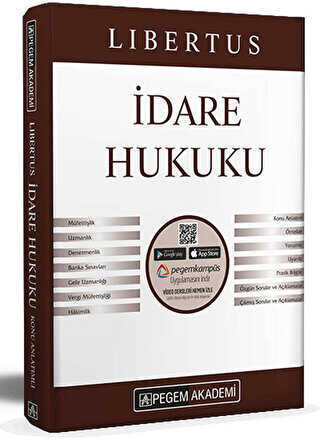 2022 KPSS A Grubu Libertus İdare Hukuku Konu Anlatımı - Pegem Akademi Yayıncılık