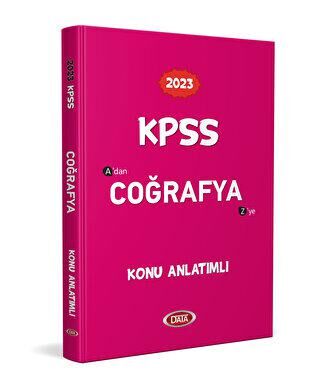 Data Yayınları KPSS Coğrafya Konu Anlatımlı 2023 - 1