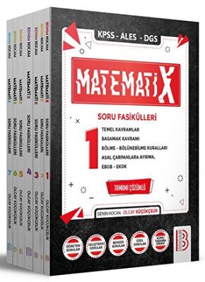 KPSS ALES DGS MatematiX Soru Fasikülleri Seti - 1