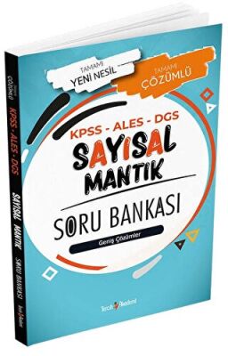 Tercih Akademi Yayınları KPSS - ALES - DGS Sayısal Mantık Tamamı Çözümlü Soru Bankası - 1