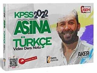 2022 KPSS Aşina Türkçe - İSEM Yayıncılık