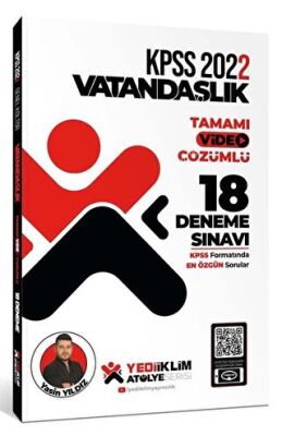 KPSS Atölye Serisi Vatandaşlık Tamamı Video Çözümlü 18 Deneme Sınavı - 1