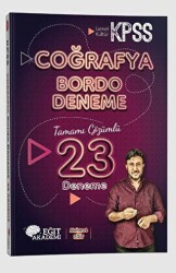 KPSS Coğrafya Tamamı Çözümlü 23 Bordo Deneme Sınavı - Eğit Akademi