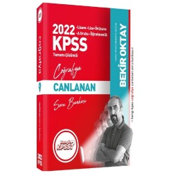 2022 KPSS Coğrafya Canlanan Soru Bankası Çözümlü - Bekir Oktay - Hangi KPSS Yayınları - Bayilik