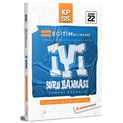 2022 KPSS Eğitim Bilimleri Ölçme ve Değerlendirme İYİ Soru Bankası Çözümlü - Uzman Kariyer Yayınları