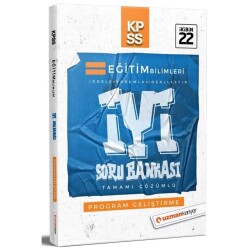 2022 KPSS Eğitim Bilimleri Program Geliştirme İYİ Soru Bankası Çözümlü - Uzman Kariyer Yayınları