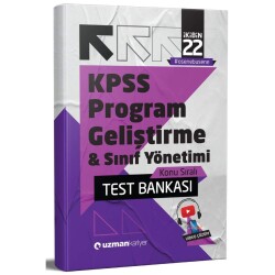 2022 KPSS Eğitim Bilimleri Program Geliştirme Sınıf Yönetimi Test Bankası Yaprak Test - Uzman Kariyer Yayınları