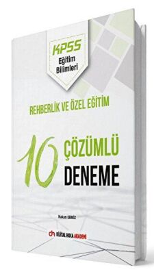 Dijital Hoca KPSS Eğitim Bilimleri Rehberlik ve Özel Eğitim Çözümlü 10 Deneme - 1