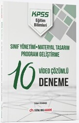 Dijital Hoca KPSS Eğitim Bilimleri Sınıf Yönetimi - Materyal Tasarım - Program Geliştirme Video Çözümlü 10 Deneme Akademi - Dijital Hoca