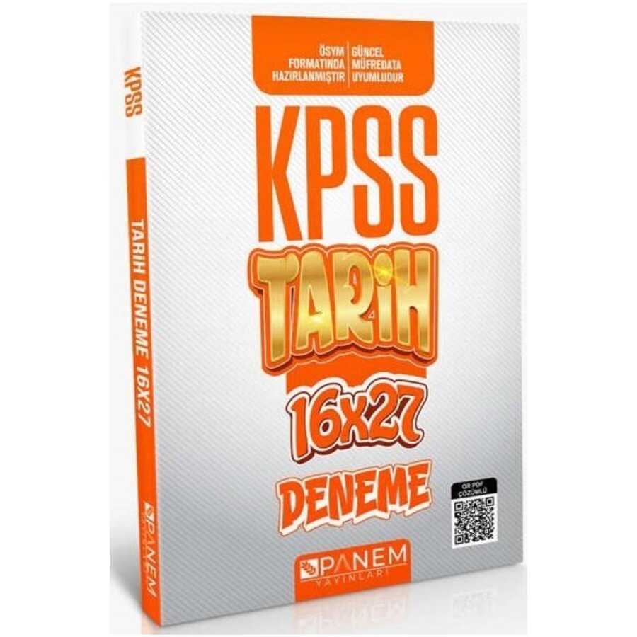KPSS Genel Kültür Çözümlü Tarih 16x27 Deneme