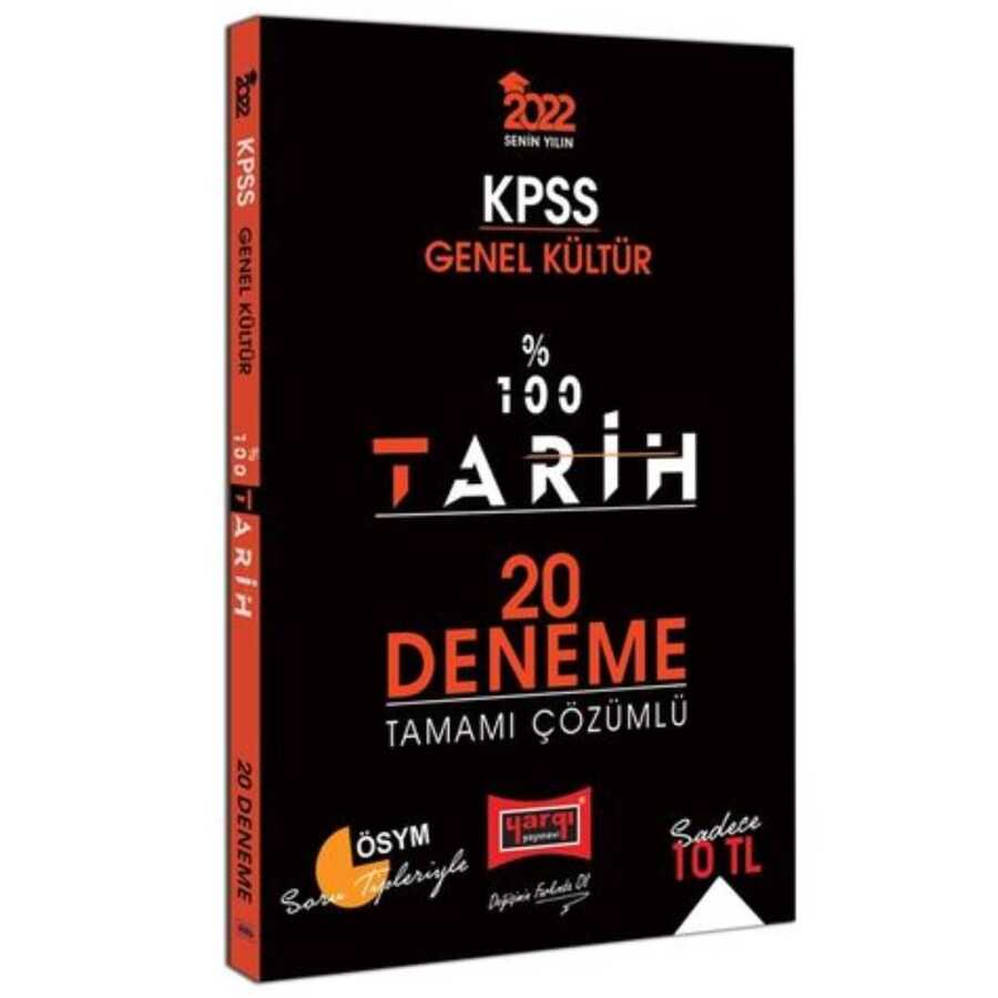 Yargı Yayınları 2022 KPSS Genel Kültür %100 Tarih Tamamı Çözümlü 20 Deneme