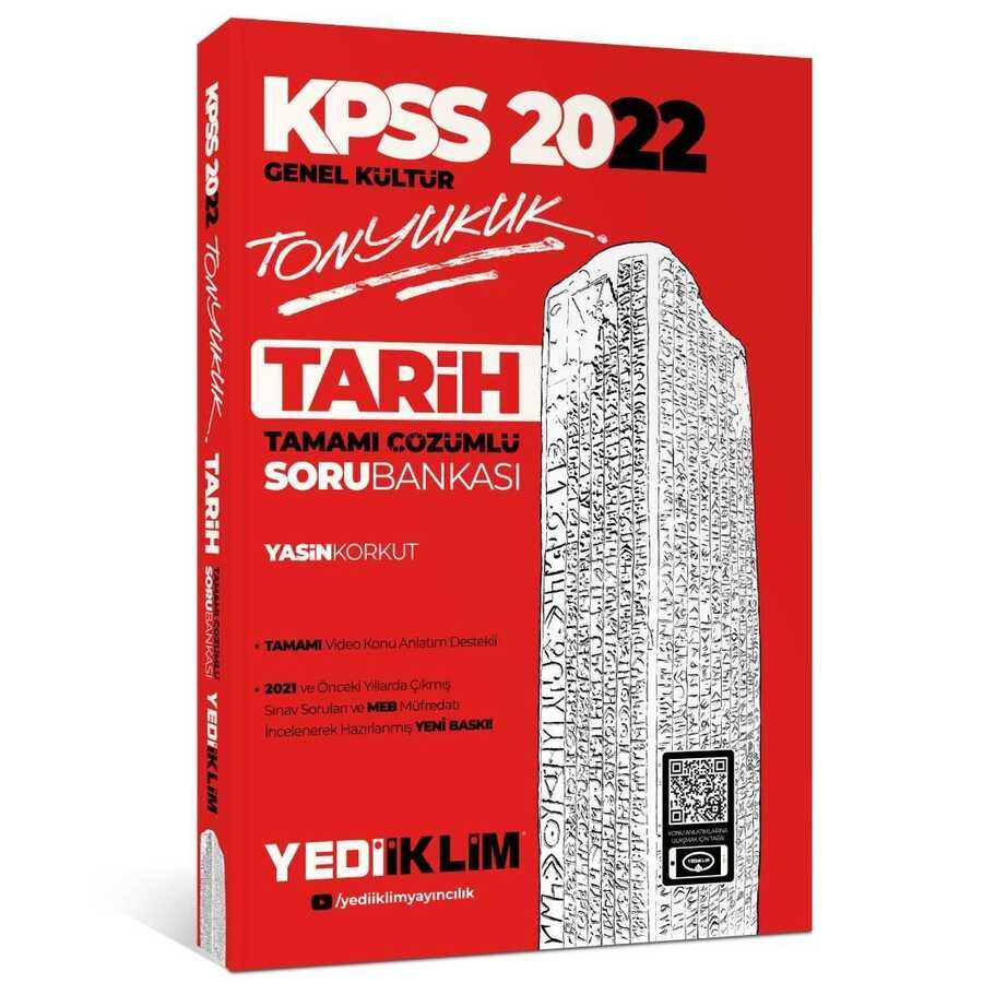 2022 KPSS Genel Kültür Tonyukuk Tarih Tamamı Çözümlü Soru Bankası