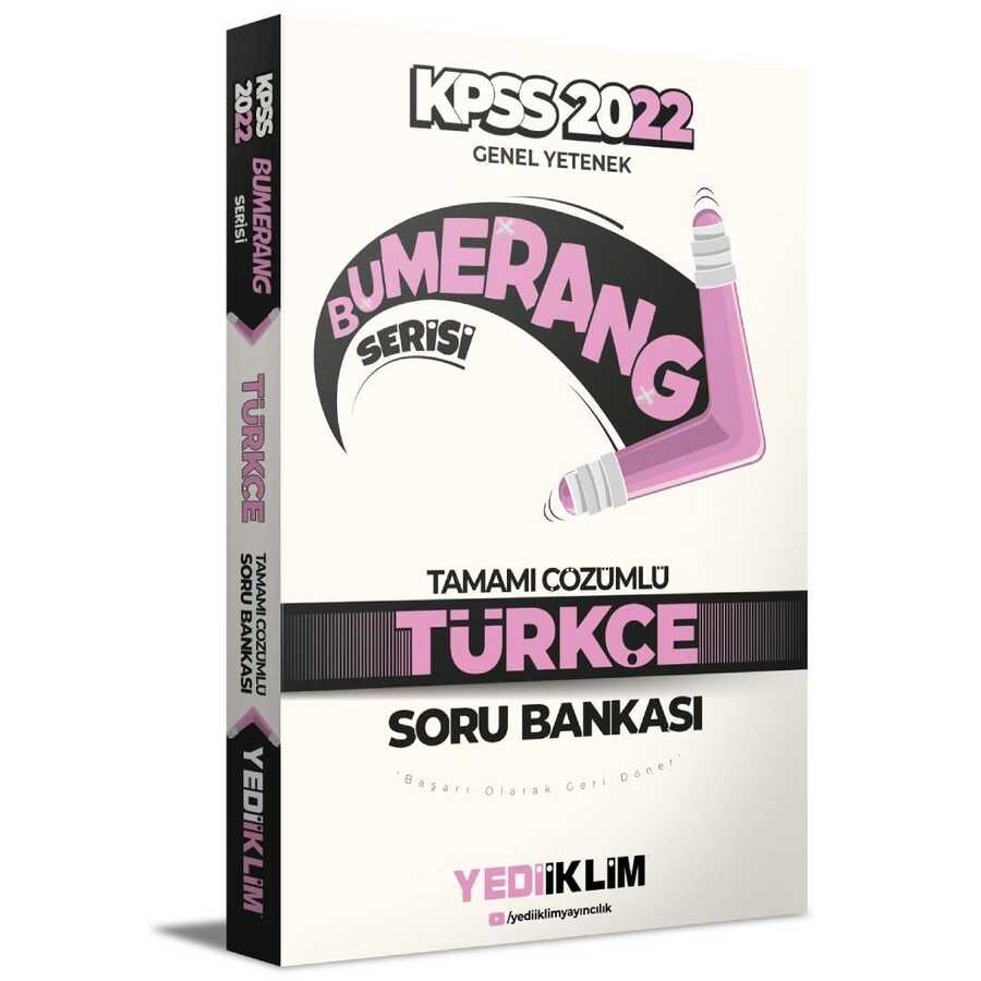 2022 KPSS Türkçe Bumerang Soru Bankası Çözümlü