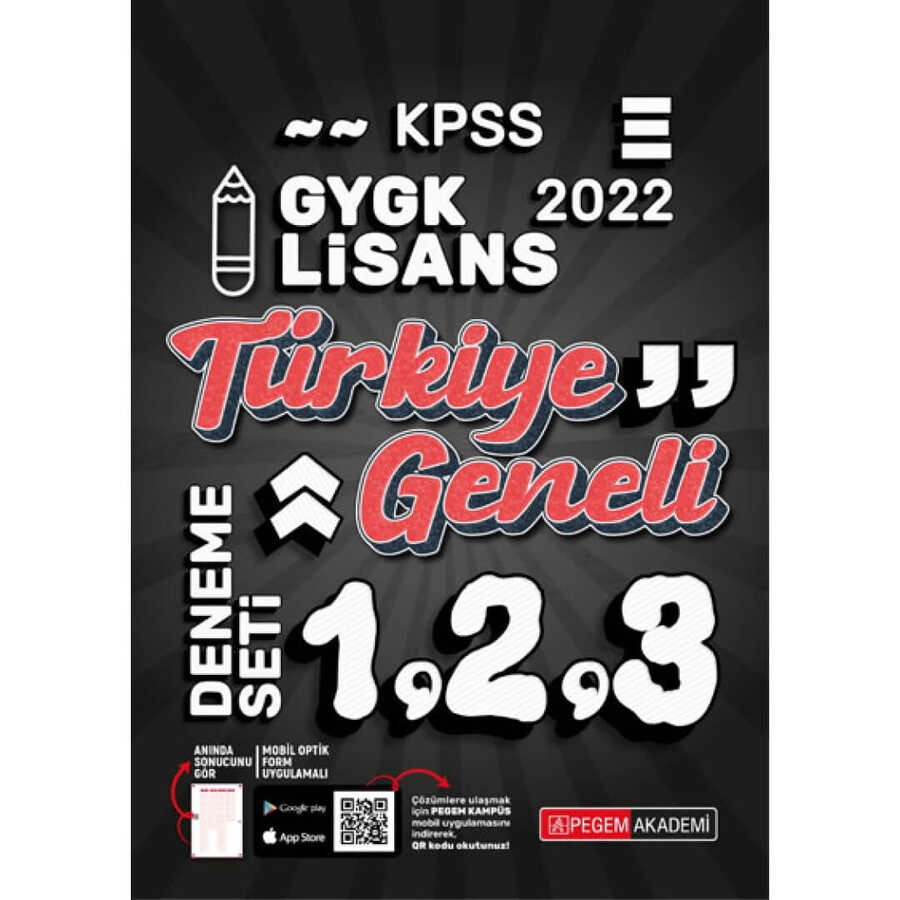 2022 KPSS Genel Yetenek Genel Kültür 1-2-3 3`lü Deneme