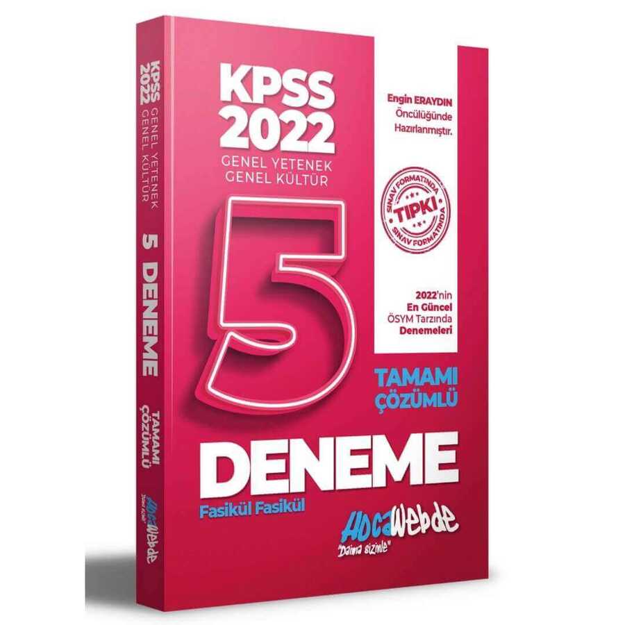 2022 KPSS Genel Yetenek Genel Kültür Tamamı Çözümlü 5 Fasikül Deneme Sınavı