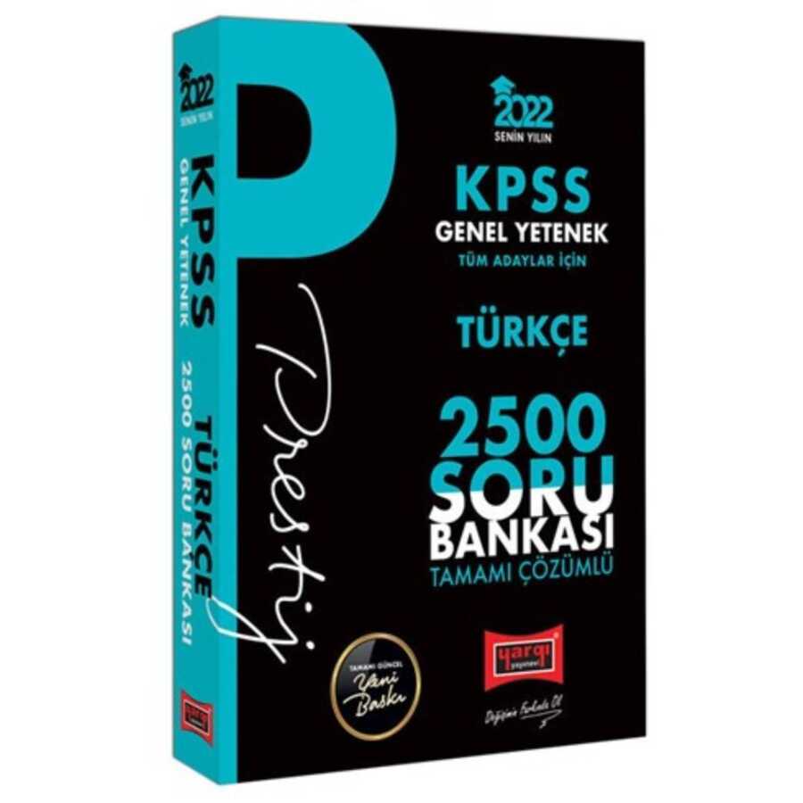 KPSS Genel Yetenek Türkçe Prestij Seri Tamamı Çözümlü 2500 Soru Bankası