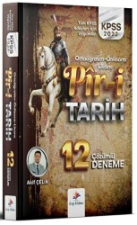Dizgi Kitap 2022 KPSS Lisans Lise Ortaöğretim Ön Lisans Piri Tarih 12 Deneme Çözümlü - Dizgi Kitap
