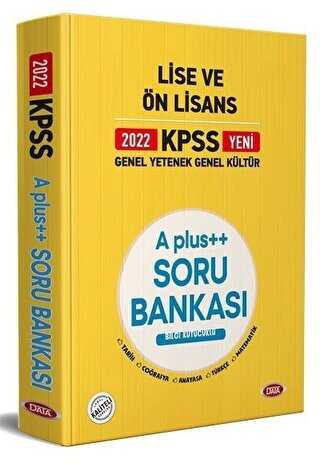 Data Kpss Lise Ve Ön Lisans A Plus Soru Bankası 2022 - Data Yayınları