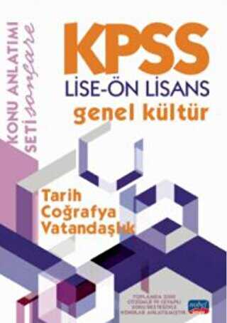 KPSS Lise - Ön Lisans Genel Kültür Konu Anlatımı - Tarih - Coğrafya - Vatandaşlık