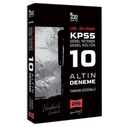 KPSS Lise Önlisans 10 Altın Fasikül Deneme Sınavı - Yargı Yayınevi