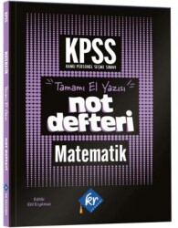 KPSS Matematik Konu Anlatımı Not Defteri - KR Akademi Yayınları