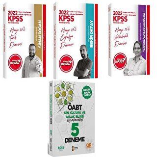 2022 KPSS ÖABT Asya Tekin Dikab Deneme ve Hangi KPSS Genel Kültür Deneme Seti - 1