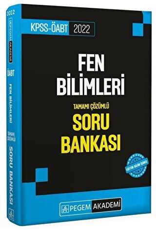 2022 KPSS ÖABT Fen Bilimleri Fen ve Teknoloji Soru Bankası Seti - 4 Kitap - Pegem Akademi Yayıncılık