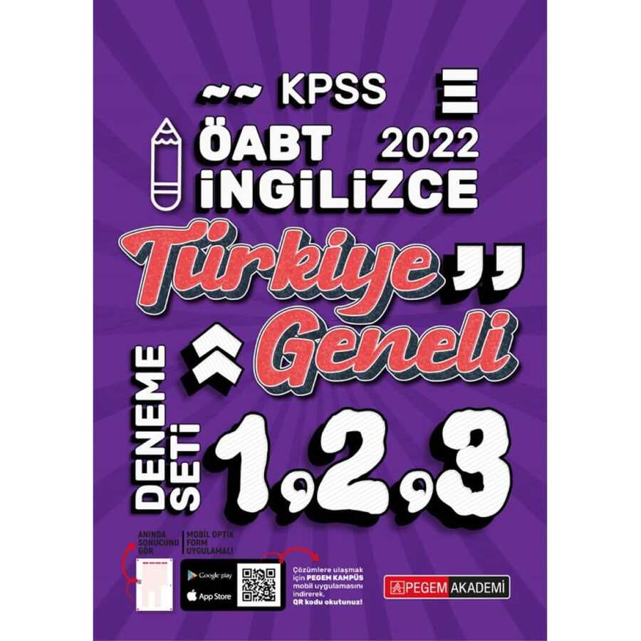 2022 KPSS ÖABT İngilizce 1-2-3 3`lü Deneme - 1