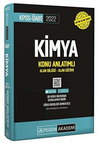 Pegem Akademi Yayıncılık 2022 KPSS-ÖABT Kimya Konu Anlatımlı Alan Bilgisi - Alan Eğitimi İadesiz - Pegem Akademi Yayıncılık