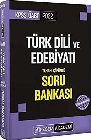 2022 KPSS ÖABT Türk Dili ve Edebiyatı Tamamı Çözümlü Soru Bankası